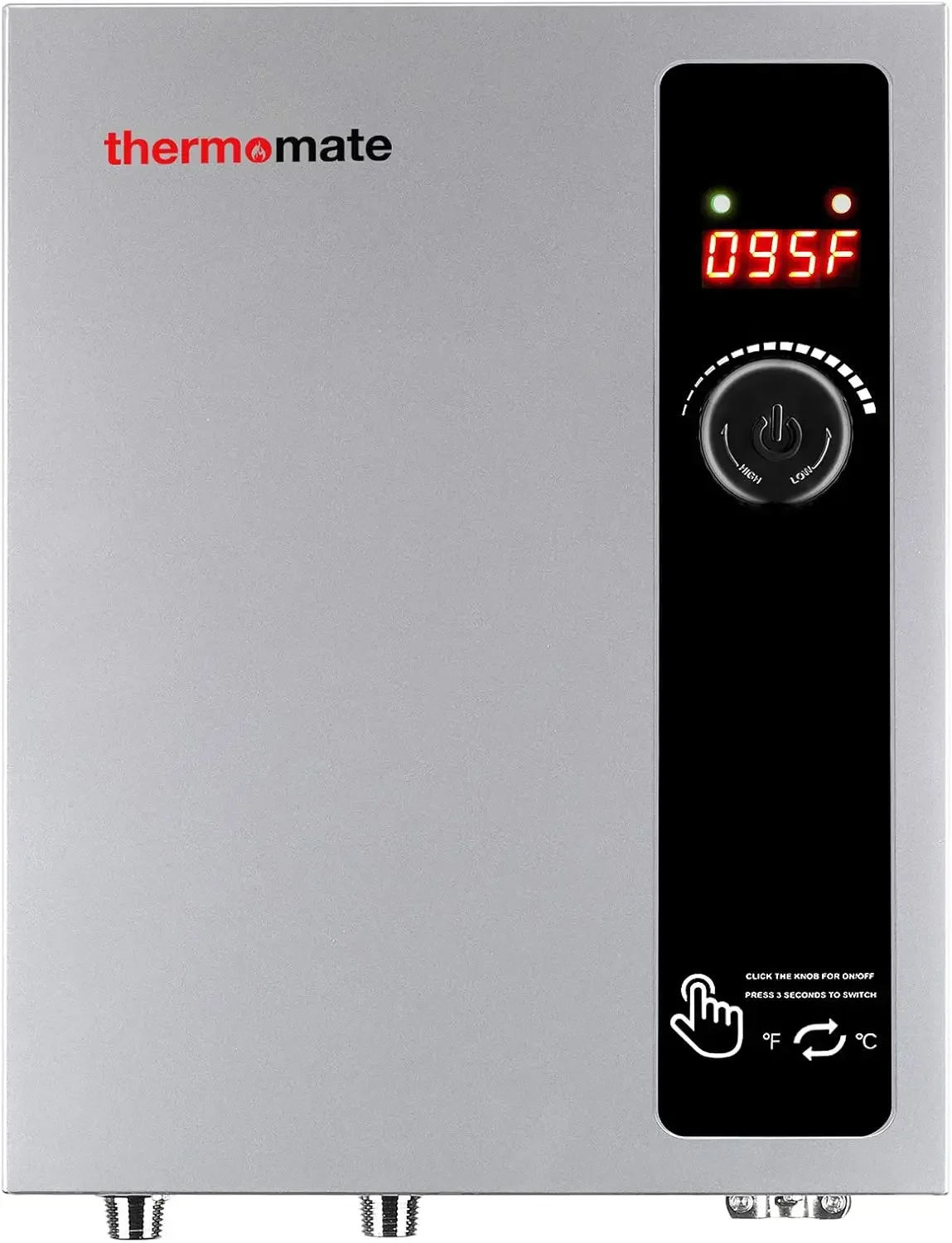 Electric Tankless Water Heater, 11kW 208~240 Volt, On Demand Instant Hot Water Heater, Self Modulating Energy Saving, Save Space