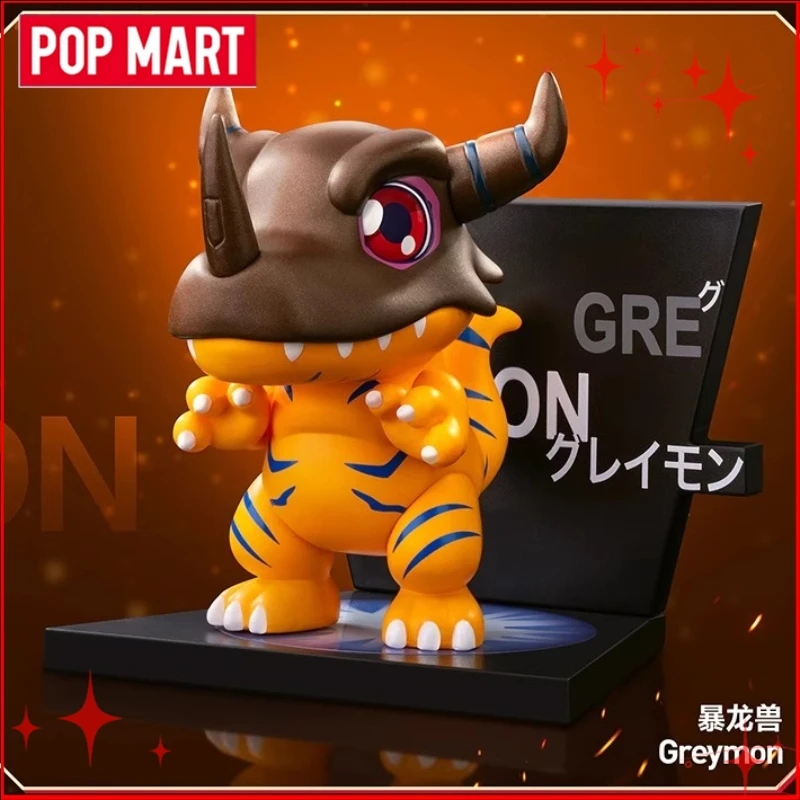 

Подлинная POP MART Digimon Adventure, магнитная серия на холодильник, слепая коробка, загадочная коробка, кавайные украшения, фигурки