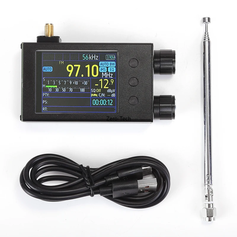 

Металлический корпус с ЧПУ TEF6686, полнодиапазонный радиоприемник FM/LW/MW/SW, 2,4-дюймовый сенсорный экран