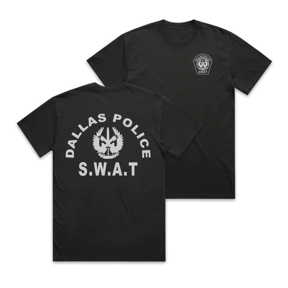 Tough-guy Club Texas SW Mobile Team Military-style Cotton Short-sleeved T-shirt Summer Tees