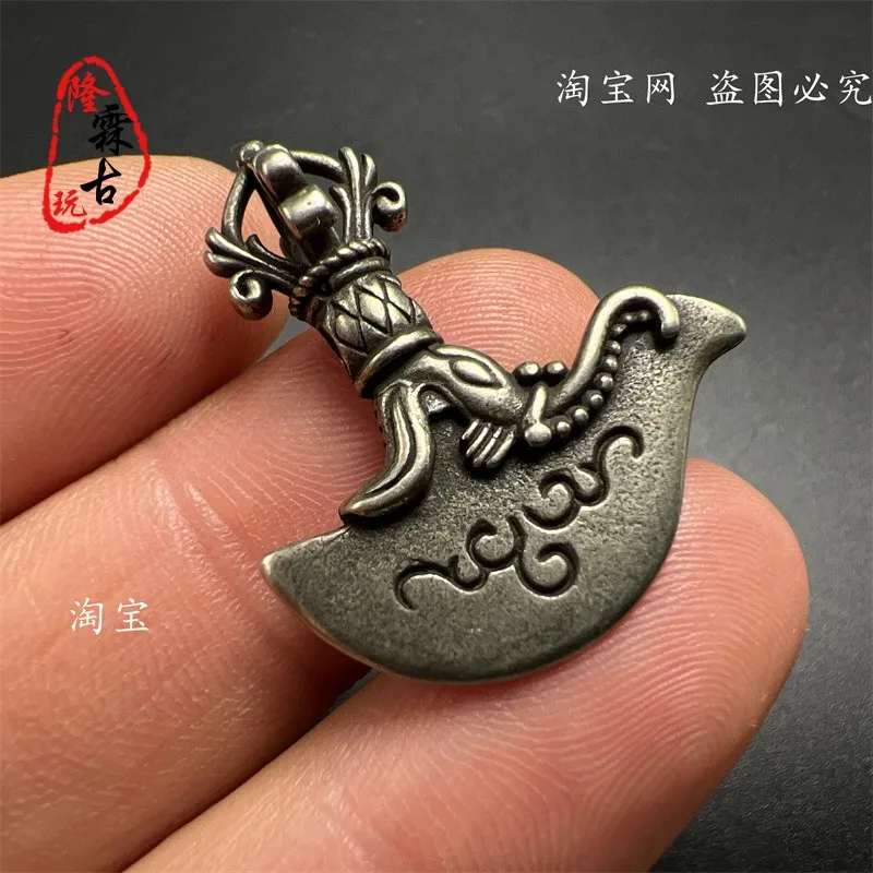 Tibetan Vajra Capricorn Yue Five Strand Vajra Pestle Yue Blade Back Cloud Clip Bodhi Buddha Bead String DIY Accessories