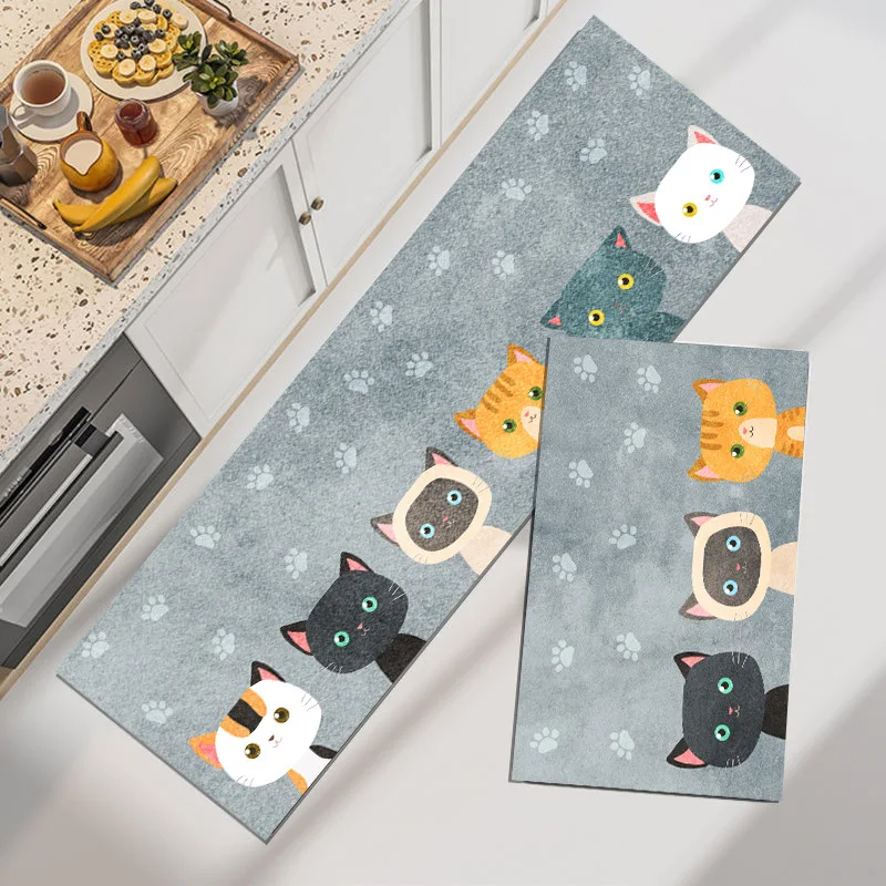 سجادة سجادة بنمط ملون - تصميم هندسي غزال مستطيل لتزيين المنزل لغرفة المعيشة وديكور أرضية ناعم غير قابل للانزلاق