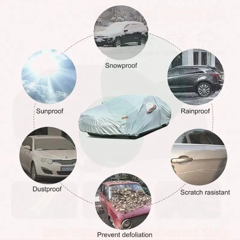 للحماية الخارجية أغطية خارجية مقاومة للماء والغبار لسيارة Toyota RAV4 XA50 2018-2023