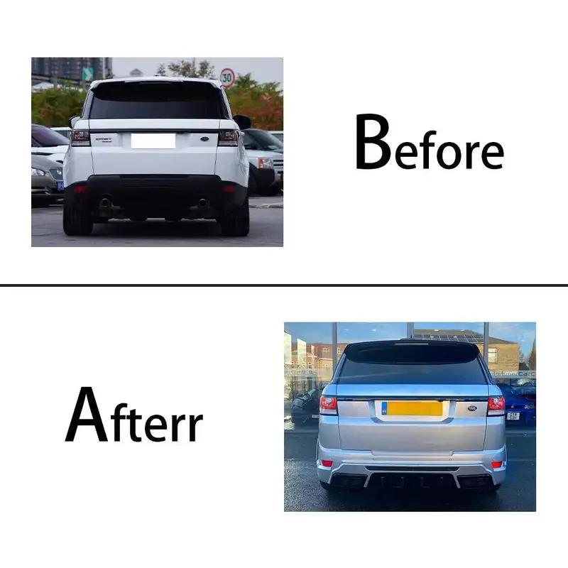 For  Range Rover Sport 2014-2017 L494 Upgrade To Lumma Front And Rear Bumper Body Kit With Front Lip - Image 3