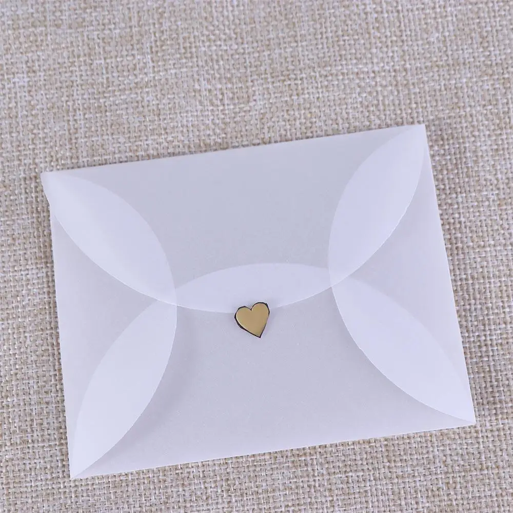 Wedding Gift Packing Postcard For Letter White For Card For DIY Sulfuric Acid Paper Envelopes Semi-transparent Paper Envelopes