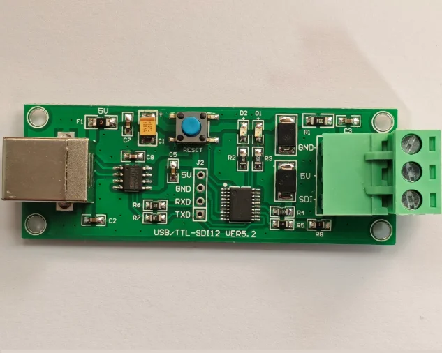 USB/TTL to SDI-12 Protocol Debugger SDI-12 Sensor Converter