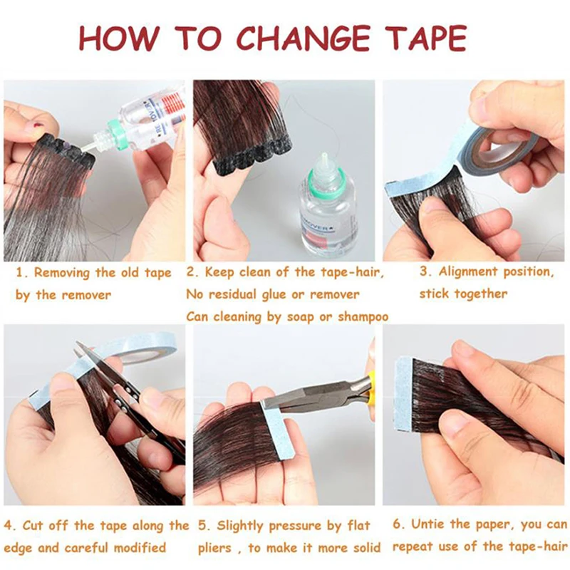 1 Roll 3M Blue Strong Hair System Wig Tape Invisible Waterproof Double Side Adhesive Super Tape For Lace Wig/Toupee/Hair Pieces