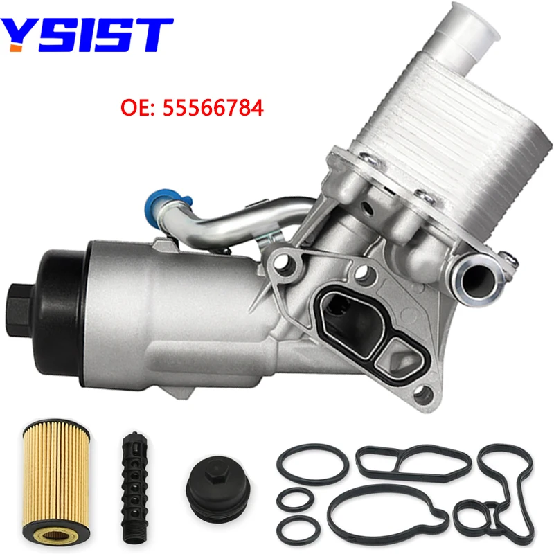 Oil Cooler for Chevrolet Cruze L LS LT LTZ Trax Sonic VAUXHALL ASTRA J INSIGNIA MERIVA Buick Encore 1.4L L4 Oil Filter 55566784