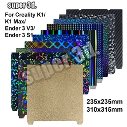 PEI Magnetic Creality K1 Max Build Plate K1C Bed Creality k1 Build Plate H1H PEO PEY Smooth Sheet 235x235 310x315 Ender 3 V3 Se