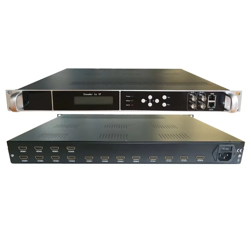 

H265 H264 Broadcast TV Equipment 16 Channel HD Encoder with UDP/RTP/RTSP Streaming Subtitle Support IP ASI Output