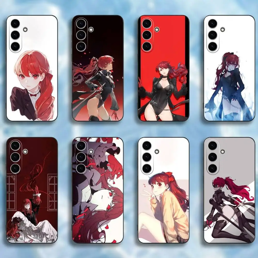 

Kasumi Persona Yoshizawa 5 Phone Case For Samsung Galaxy A73,A72,A71,A70,A53,A52,A51,Soft Silicone Black Cover