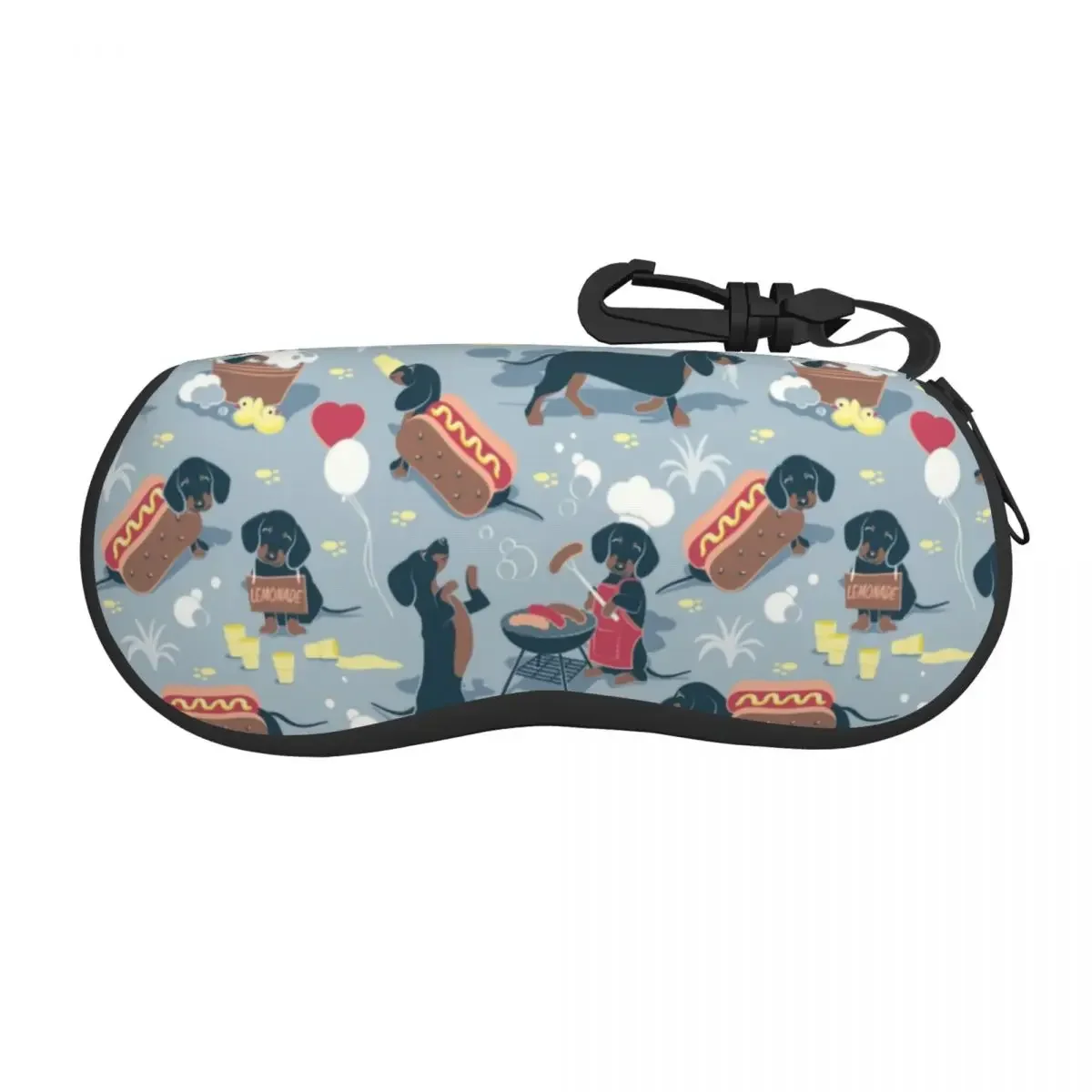 

Custom Dachshund Dogs Glasses Case Stylish Badger Sausage Wiener Shell Eyeglasses Case Sunglasses Box