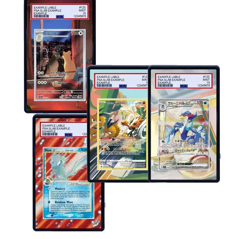 

Iron Valiant Dark Dragonite Galarian Zapdos Morty Conviction Acrylic Extended Art for Psa Case Card Display Rack Excluding Card