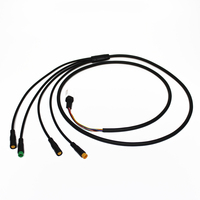 Electric Bicycle Torque Motor 1T4 Cable For Bafang M400 G330 G510 M620 Can/Uart Protocol Display Throttle Connector Ebike Parts