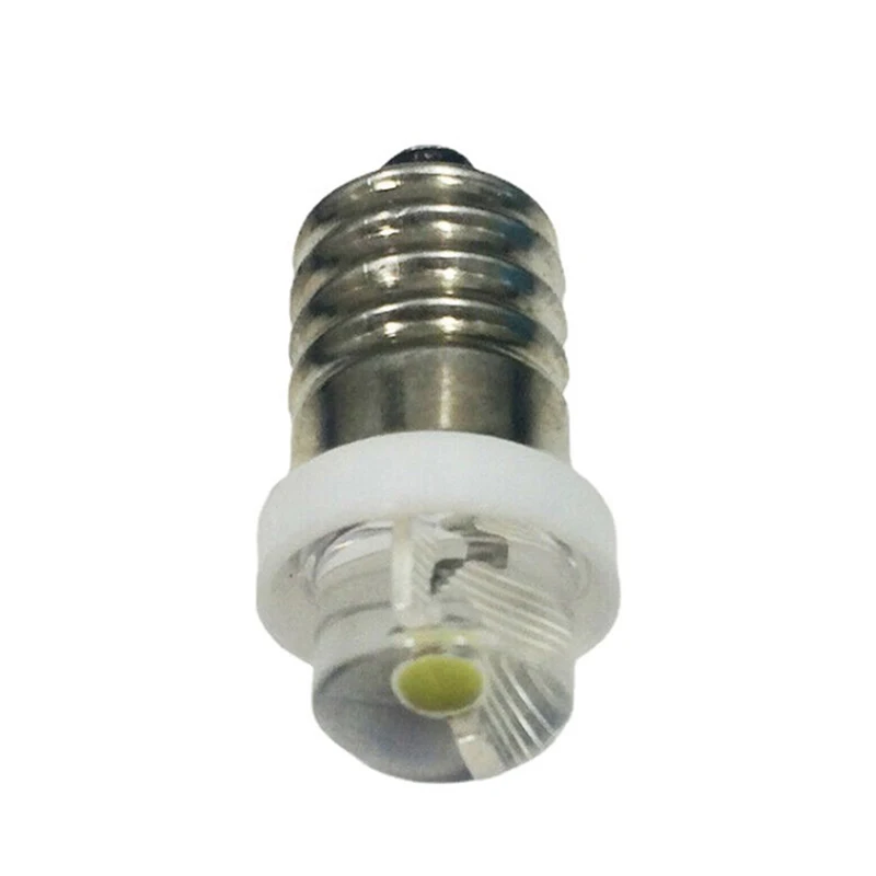 3/4.5/6V 0.5W Flashlight Bulb 6000K White LED E10 Socket Replacement Bulb For Flashlight Lantern Torch Led Bulbs