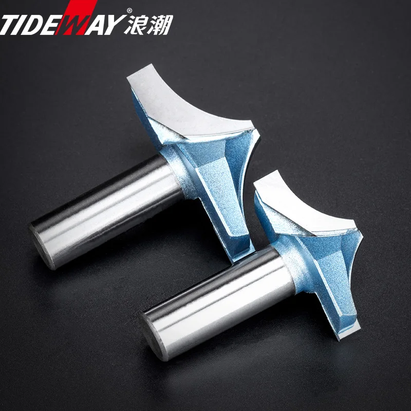 Tideway Industrial Grade Tungsten Carbide Slotting Milling Cutter 1/4 1/2 Shank CNC Tool Woodworking Router Bits For MDF