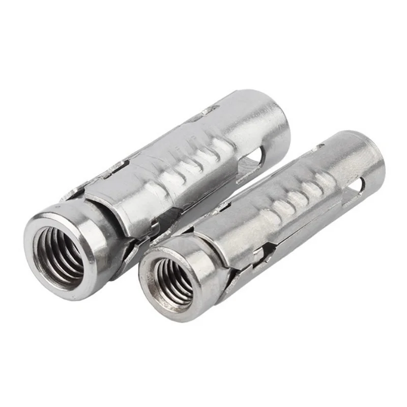 M6 M8 M10 M12 304 Stainless Steel Fish Scale Tube Three-piece One-piece Gecko Internal Expansion Bolt Concrete Anchor Screw