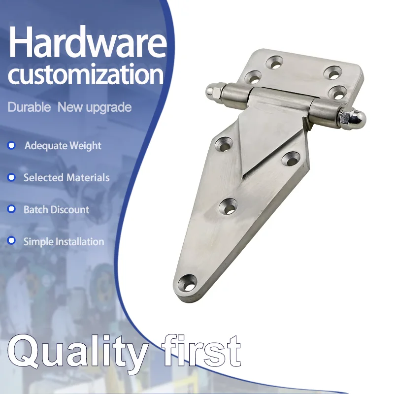 

Heavy-Duty 304 Stainless Steel Hinges for Industrial Machinery Equipment Specifically Designed for Container Truck Trailer Doors