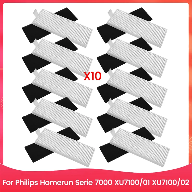 

Efficient-10PCS For Homerun Serie 7000 XU7100/01 XU7100/02 Spare Parts Hepa Filter Household Cleaning Accessories