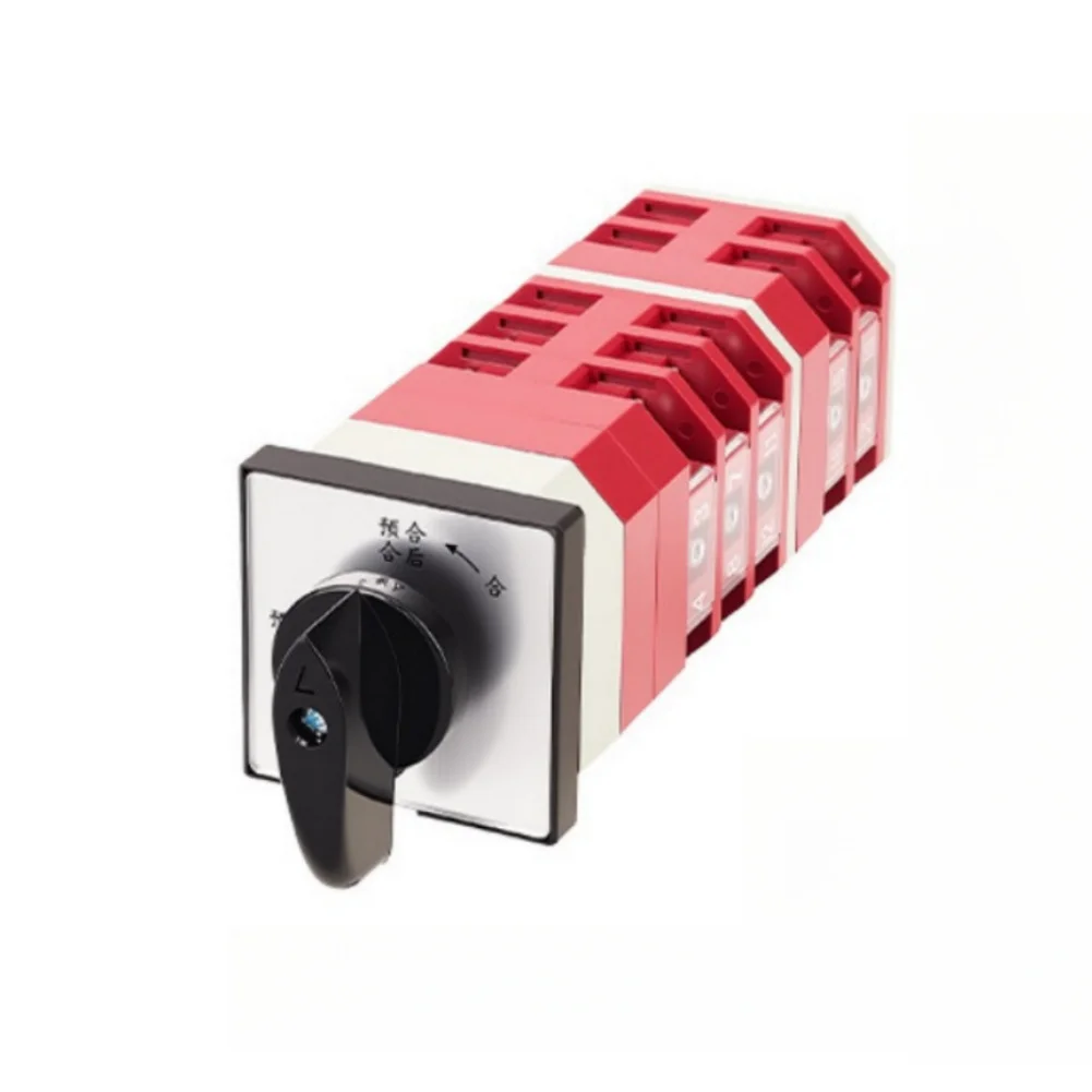 Industrial Grade Changeover Switch LW12 16/D49.6780.5 Supporting For Reset Functionality and Five Terminal Connections