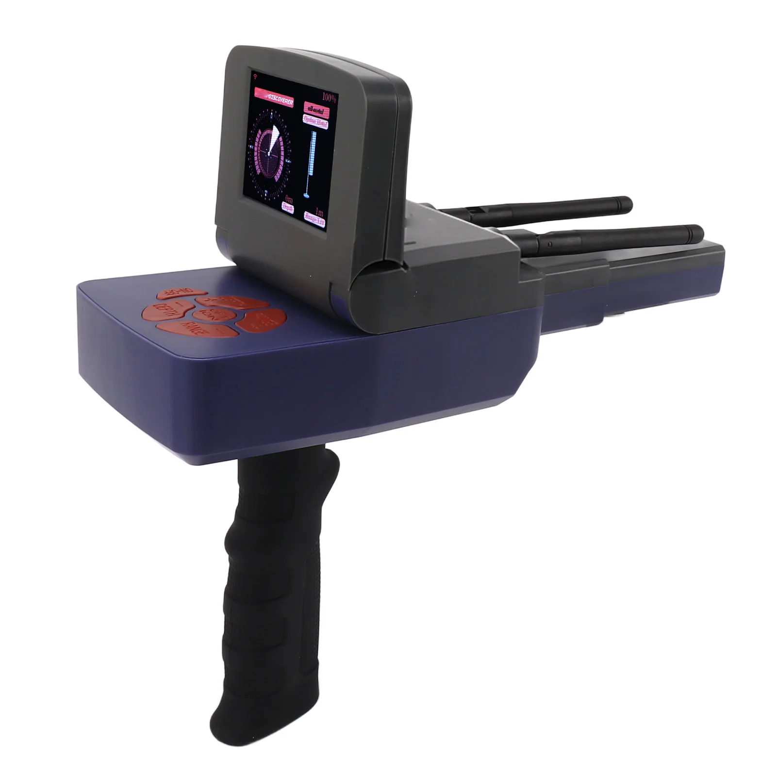 30m Depth Metal Detector 1500m Range Underground Metal Finder Scanner Equipment with Display for Gold Silver Copper Metal Finder