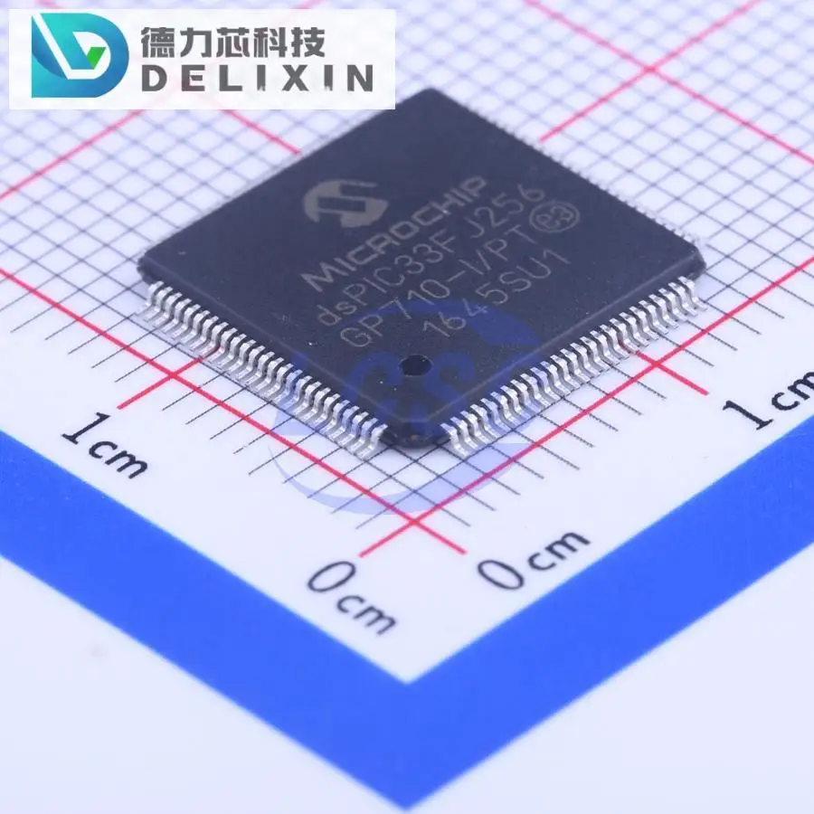 DSPIC33FJ256GP710-I/Pt 256kb 85 TQFP-100(12X12) Digitale Signaalprocessors (Dsp/Dsc) Chips Nieuw Origineel