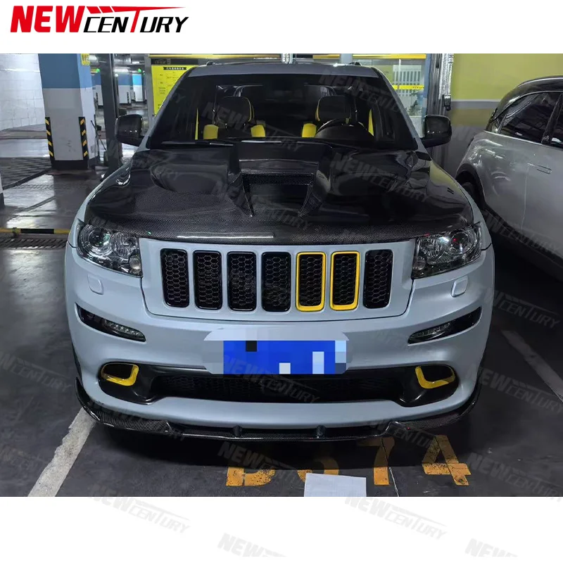 그랜드 체로키 프론트 립 - 2014-2023 그랜드 체로키 개조용 카본 파이버 프론트 립 스포일러