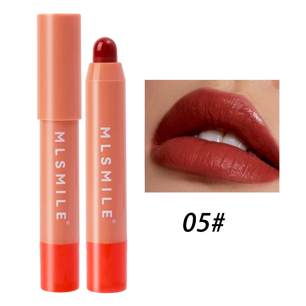 6 Colors Moisturizing Lipstick Pen Colored Mirror Watergloss Lip Glaze Sexy Lip Balm Plumper Waterproof Non-stick Lips Makeup