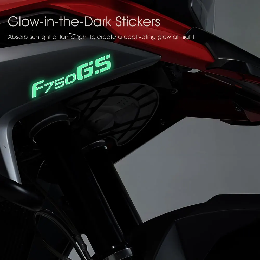 Motorcycle Glow Stickers Waterproof Decal for BMW F750GS Accessories 2023 F 750 GS F750 750GS 2018 2019 2020 2021 2022