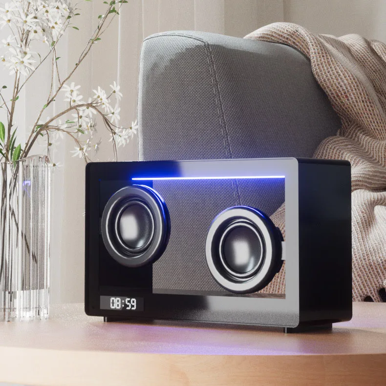 

Great Design High-end Transparent Speaker With Simple And Generous Appearance