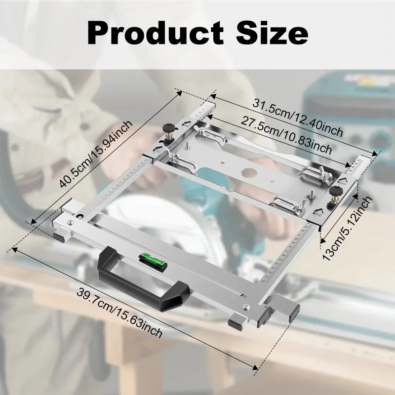 آلة القطع حافة دليل الموضع مجلس أسفل قوس الفولاذ المقاوم للصدأ منشار طاولة النجارة متعدد الوظائف #6