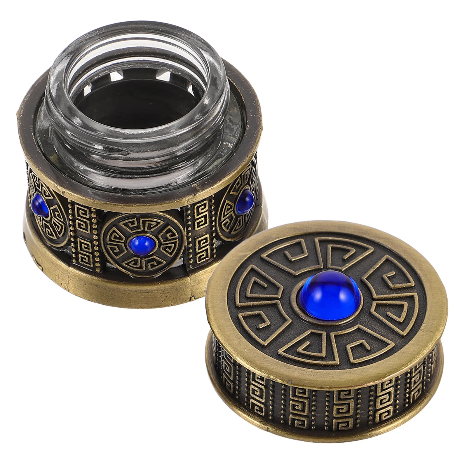 

Refillable Metal Glass Cream Travel Size Leak- Container Jar Portable Luxury Design Empty Lotion