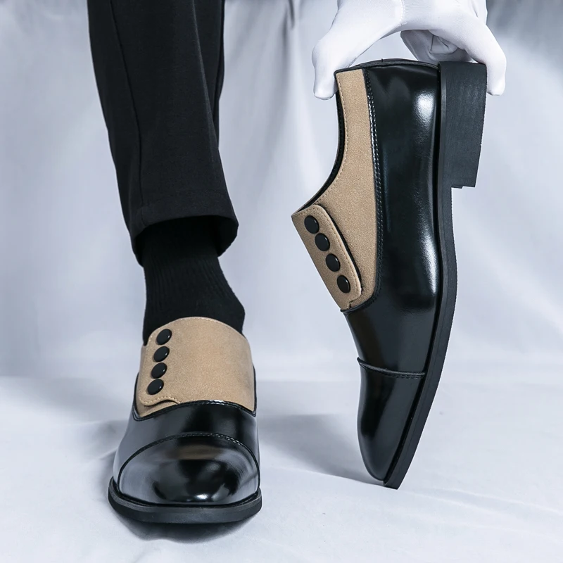 

Модные минимально дизайнерские лоферы, высококачественная мужская удобная мужская обувь для свадебной вечеринки, деловая офисная повседневная кожаная обувь