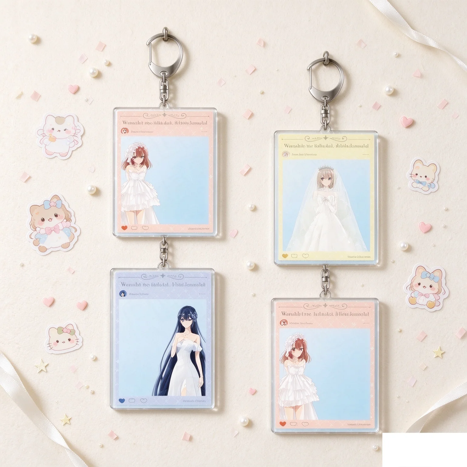 Cell Phone PendantAnime This Monster Wants To Eat Me Bag Pendant Gifts For Girls For Fans Gifts Jewelry Acrylic KeyRing Keychain