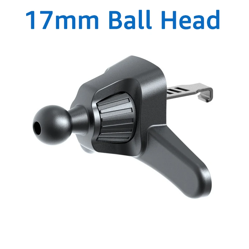 Upgrade 17mm Ball Head for Car Air Vent Clip Cellphone Mount Universal 360 Rotation Car Phone Holder Stand Accessories