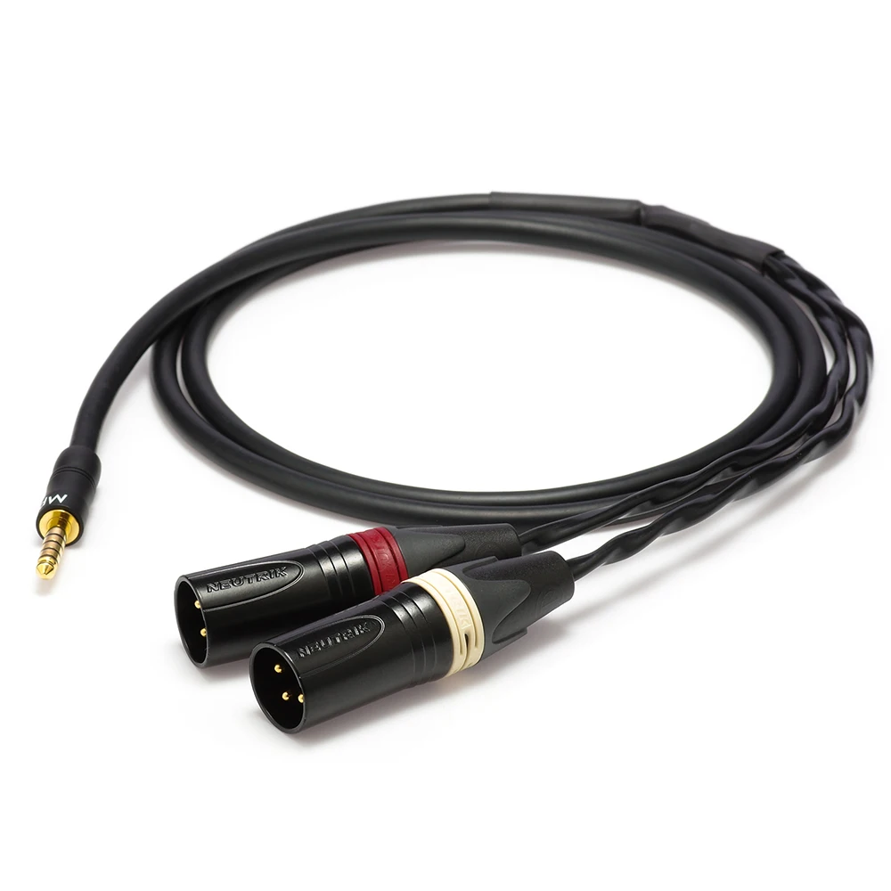 □Japan Mogami 2534 HIFI Balance 4.4mm to 2 XLR Male 3 Pin Audio
