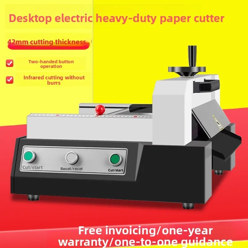 

320 Desktop Electric Trimmer Book Cutting Machine Glue Binding Paper Small Business Card Photo Cutter