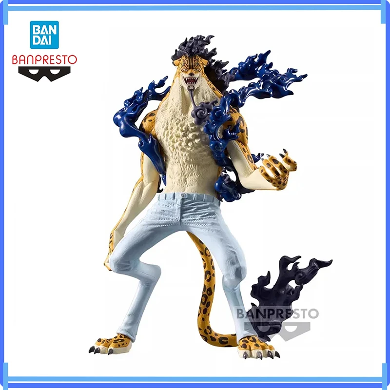 Bandai Original In Stock Banpresto Anime One Piece Koa King of Artist Rob Lucci Leopard Pvc Action Figure Model Boxed Toy Gifts