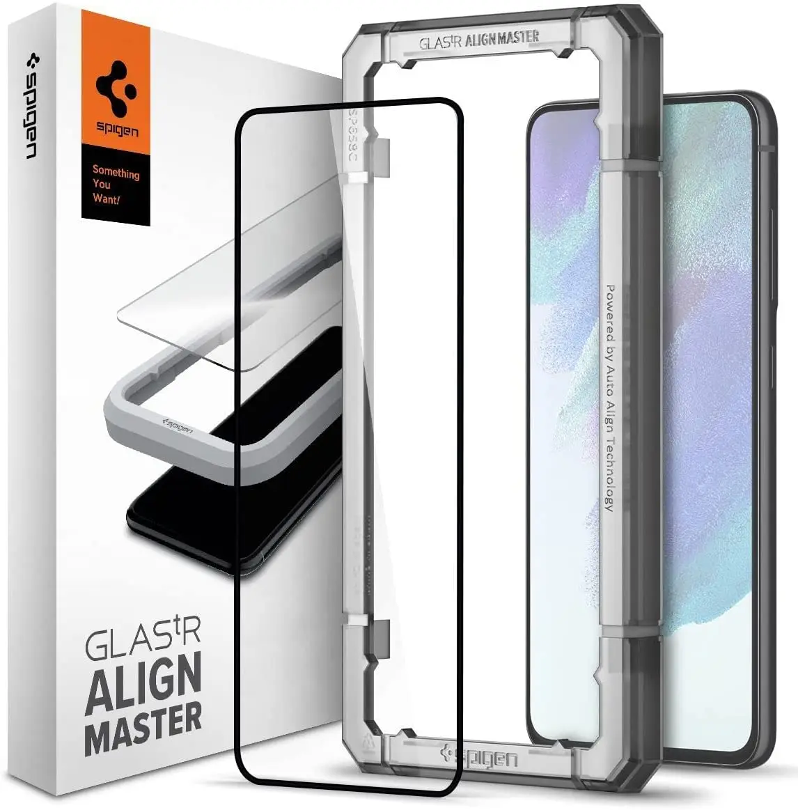 Spigen AlignMaster GLAS.tR Screen Protector for Samsung Galaxy S21 FE