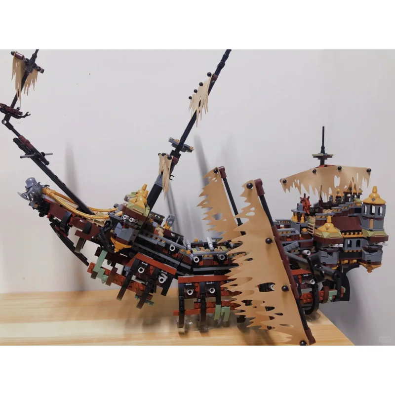 2294 pezzi 71042 nave pirata caraibica silenziosa Mary Boys blocchi educativi modello giocattolo regalo di compleanno