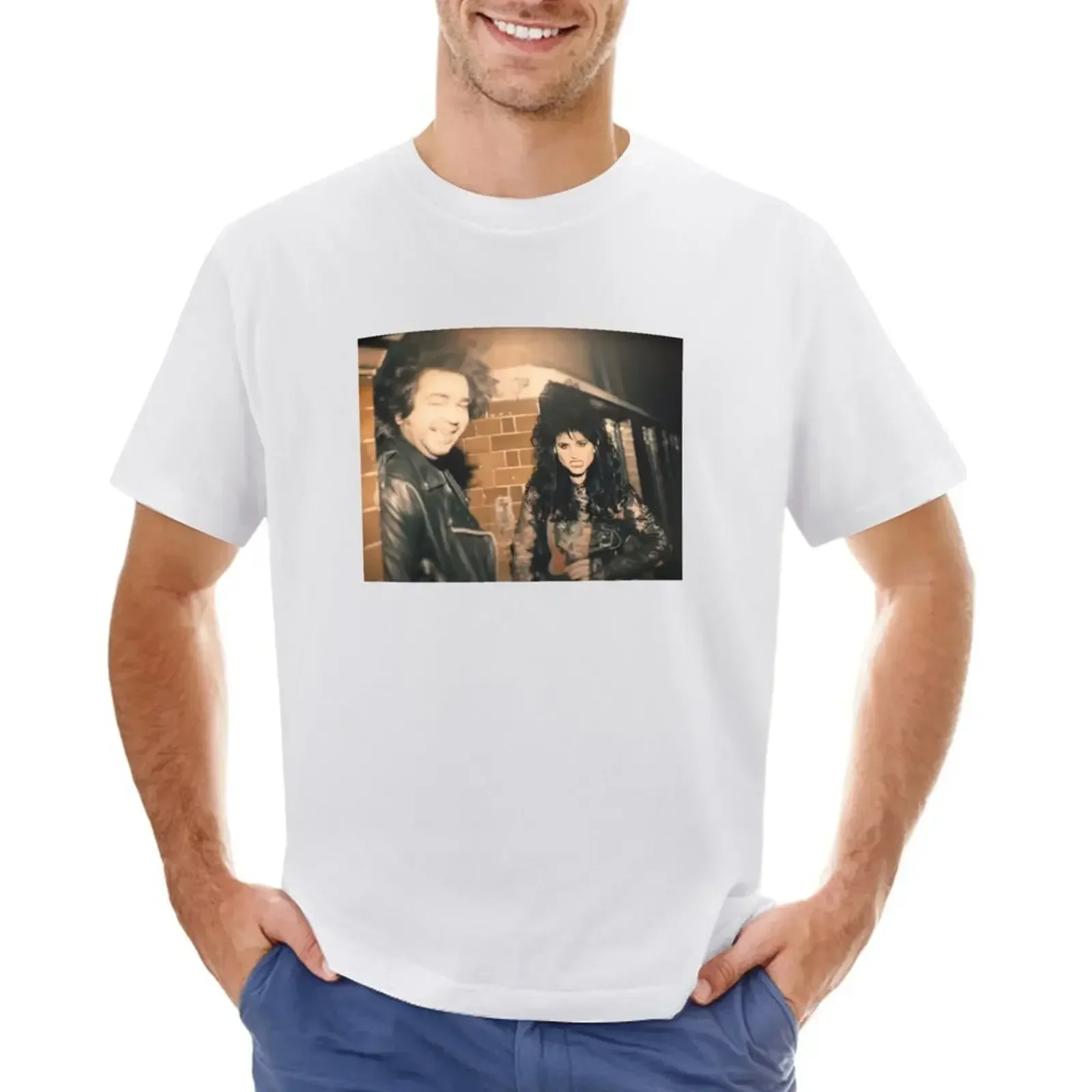 What we do in the Shadows- 80's Laszlo and Nadja T-shirt vintage blacks slim fit t shirts for men