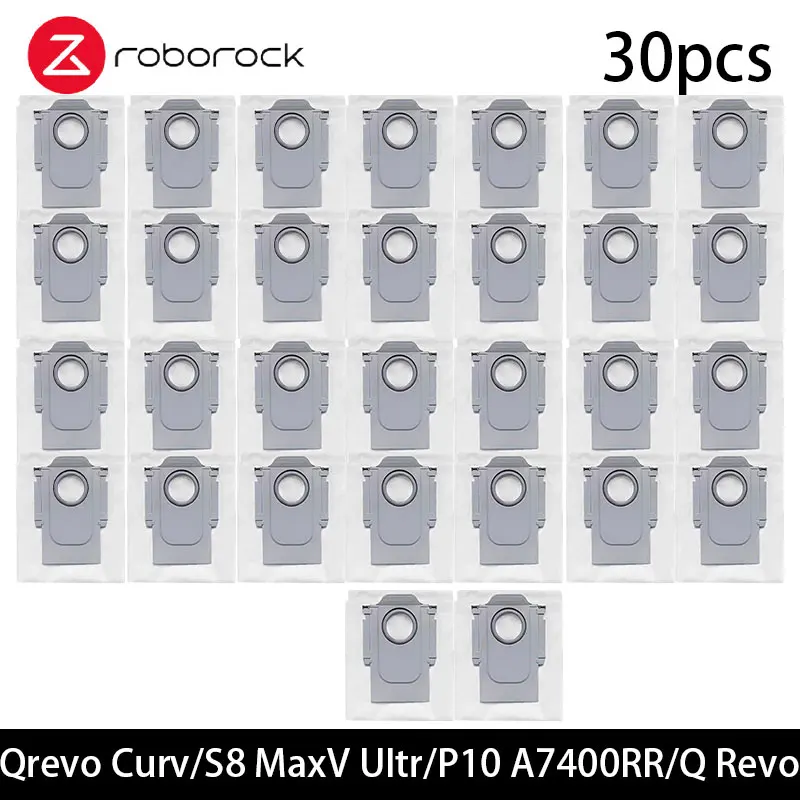Roborock S8 MaxV Ultra / P10 A7400RR / Q Revo / Qrevo Pro / Qrevo MaxV / Qrevo S / Qrevo Plus Robotstofzuigerzakken Accessoires