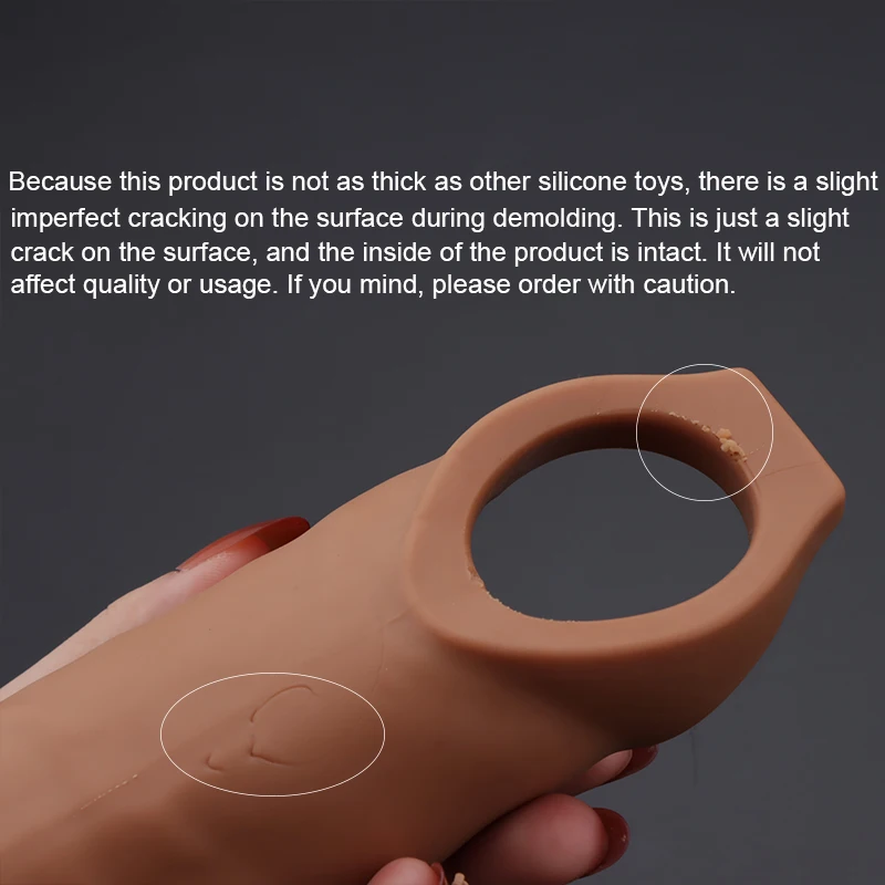 PVC Super Realistic Condom Reusable Penis Sleeve Male Extender Dildo Enhancer Enlargement Condom Erection Delay Sex Toys For Men