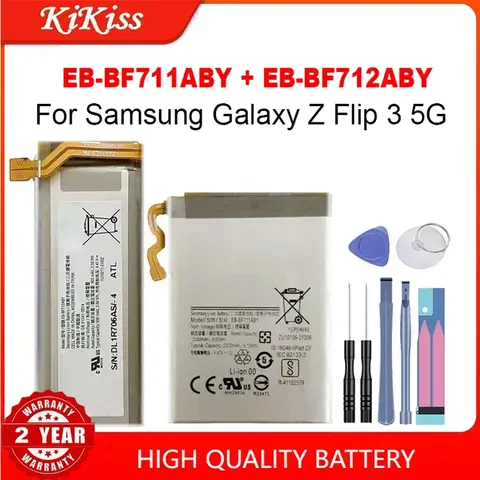 EB-BF711ABY EB-BF712ABY Batterie Für Samsung Galaxy Z Flip3 Flip 3 5G F7110 SM-F711B Handy Ersatz Batterien + werkzeuge