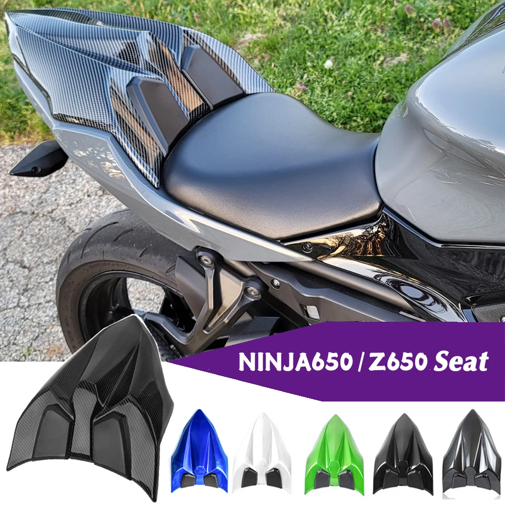 

For Kawasaki Ninja 650 Z650 Seat Cowl Tail Cover Hump Fairing Solo Rear Pillion Ninja650 EX650 EF6F Z 650 2021 2020 2019 2018 17