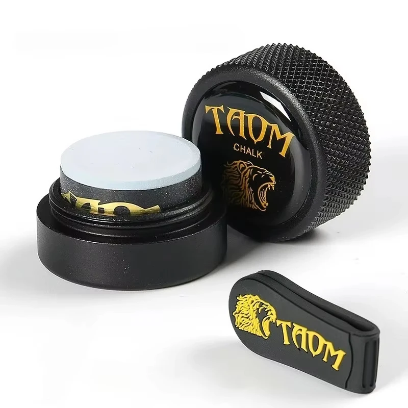 

Professional Silent Chalk Clip Magnetic Pool Chalk Clamp Black Chalk Holder Mini Snooker Gear Billiard Room Accessories