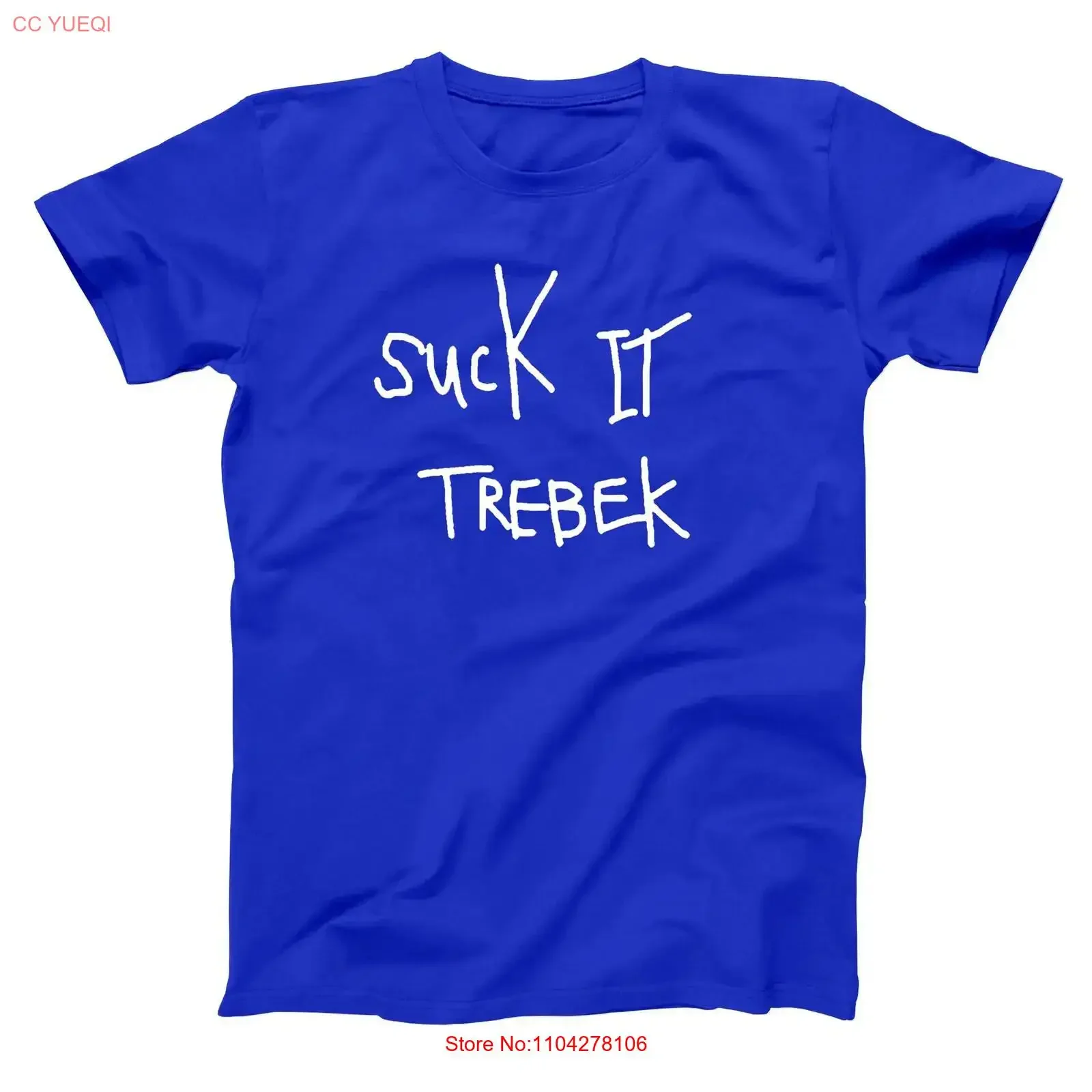 Suck It Trebek T shirt classic retro 90s snl comedy meme skit movie funny gift XS 6X  vintage Washed homme Breathable