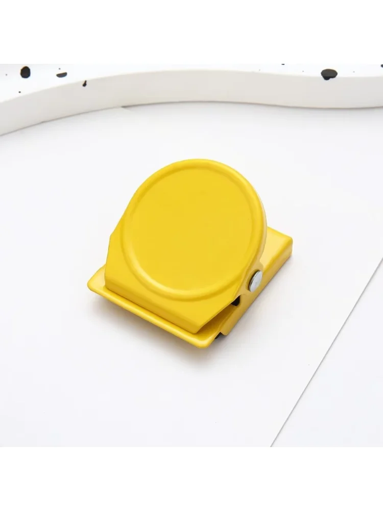 Round Magnetic Refrigerator Clip Office Colorful Mini Clips Document Photo Decoration Organizer Kitchen Multi-Functional Clips