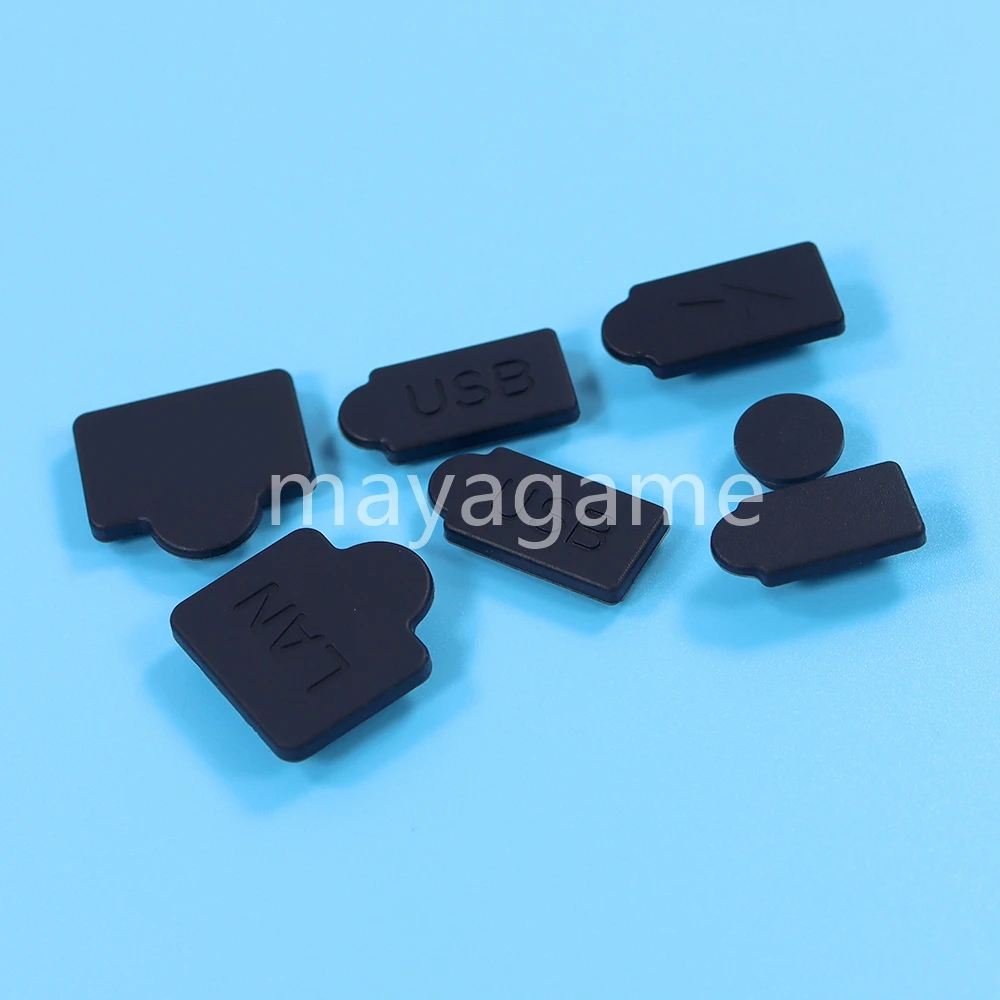 100 conjuntos de silicone usb poeira plug anti-poeira capa para ps5 dustproof plug usb hdm interface capa de poeira para playstation 5