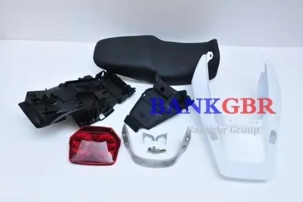 7 PCS Motocycle Parst Set Tails for Honda CB400 VTEC 3 VT3D.V3 (Rear light, Tail fairing, Seat cushion, Rear rack etc..)